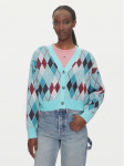 Tommy Jeans Kardigan DW0DW21180 Roheline Relaxed Fit