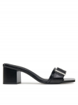 Calvin Klein Pl&auml;tud Heel Mule 50 W/Buckle - Lth HW0HW02478 Must
