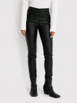 Kaffe Tehisnahast p&uuml;ksid Ada Coated 10501626 Must Slim Fit