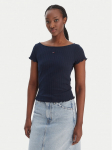 Tommy Jeans T-s&auml;rk Lettuce Edge DW0DW22460 Tumesinine Slim Fit S