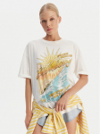 Billabong T-s&auml;rk Where The Sun Collide EBJZT00499 Valge Loose Fit
