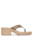 Calvin Klein Varbavahesandaalid Block Heel Espa 50 Thong Lth HW0HW02902 Pruun 37