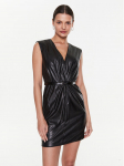Liu Jo Tehisnahast kleit CA3052 E0775 Must Regular Fit