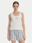 Calvin Klein Underwear Top LV00QS7603 Valge Slim Fit