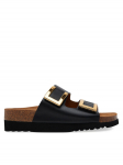Scholl Pl&auml;tud Mules Black Monterey 2 Straps Ad F305841004 1004 Must