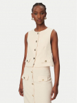 Rinascimento &Uuml;likonna vest CFC0128265003 Beež Slim Fit
