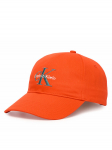 Calvin Klein Nokam&uuml;ts Monologo Embroidery Baseball Cap LV04G5004G Oranž
