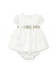 Mayoral Elegantne kleit 1882 Valge Regular Fit