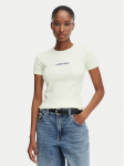 Calvin Klein Jeans T-s&auml;rk LV047G816G Kreemjas Slim Fit