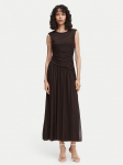 Vero Moda &Otilde;htune kleit Penelope 10351455 Tumepruun Regular Fit