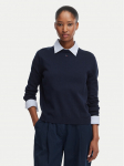 Tommy Jeans Kampsun Essential DW0DW20159 Tumesinine Regular Fit