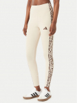 adidas Retuusid Seasonal Essentials Animal Print 3-Stripes KR7619 Kreemjas Slim Fit