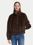 Weekend Max Mara Karusnahk Anemone 2625086021 Tumepruun Regular Fit