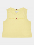 Tommy Hilfiger Top Essential KG0KG07262 D Kollane Regular Fit