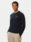 Aeronautica Militare Pikkade varrukatega T-s&auml;rk 262TS2390UJ00372 Tumesinine Regular Fit