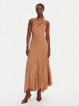 Bardot Kokteilikleit Tatian Frill Trim 59885DB Pruun Regular Fit