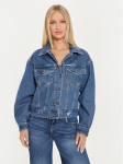 Guess Jeans Teksajakk W4YN56 D5CC3 Tumesinine Oversize