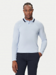 BOSS Polo s&auml;rk Peoxfordlong_1 50544845 Sinine Regular Fit