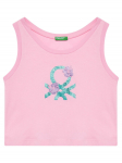 United Colors Of Benetton Top 3I1XCH01Z Roosa Relaxed Fit