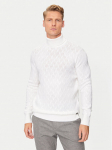 KARL LAGERFELD Golf 655020 544399 Valge Regular Fit XXL