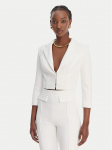 Elisabetta Franchi Pintsak GI-222-61E2-V420 Valge Regular Fit