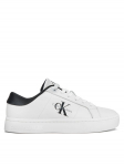 Calvin Klein Jeans Tossud Classic Cupsole Lowlaceup Lth Wn YW0YW01444 Valge 35