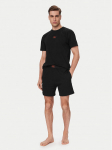 HUGO Pidžaama 50559742 Must Regular Fit