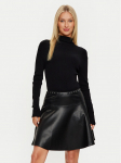 Morgan Kootud kleit 242-RPEPPER Must Slim Fit