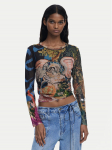 Desigual S&auml;rkpluus Dragon Lacroix 25WWTK39 V&auml;rviline Slim Fit
