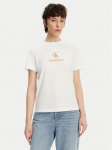 Calvin Klein Jeans T-s&auml;rk Shadow Graphic J20J225545 Valge Regular Fit