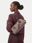 Calvin Klein K&auml;ekott Emblem Trio Suede Shoulder Bag LV04F3888G Beež