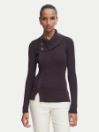 Rinascimento Kampsun CFM0012355003 Tumepruun Slim Fit