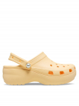 Crocs Pl&auml;tud Classic Platform Pearl Clog 211231 Kollane 37_38