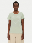 Fransa T-s&auml;rk 20615482 Roheline Regular Fit