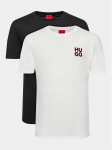 HUGO T-s&auml;rkide komplekt 50492550 Valge Regular Fit