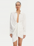 JACQUEMUS Kokteilikleit 213DR009-1020 Valge Regular Fit