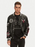 Richmond X Tehisnahast jope Meleb UMA24217GB Must Regular Fit