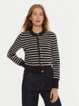 AMI Paris Kardigan FKC039KN0061 Tumesinine Regular Fit