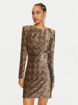 Elisabetta Franchi Kokteilikleit AR-57J-47E2-V900 Kuldne Regular Fit