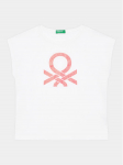 United Colors Of Benetton T-s&auml;rk 3I1XC10C0 Valge Regular Fit