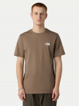 The North Face T-s&auml;rk Simple Dome NF0A87NG Pruun Regular Fit S