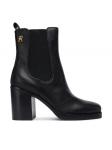 Tommy Hilfiger Saapad Square Toe Chelsea High Block Hl FW0FW08844 Must 41