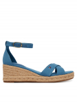 Tommy Hilfiger Espadrillid Hemp Crossover Strap Wedge Espadrilles FW0FW09332 Sinine 37