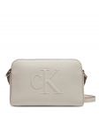 Calvin Klein Jeans K&auml;ekott Sculpted Ew Camera Bag20 LV04K3036G Kreemjas