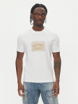 HUGO T-s&auml;rk Deterni 50544496 Valge Regular Fit
