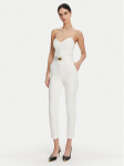 Elisabetta Franchi Kombinesoon TU-039-51E2 Valge Regular Fit