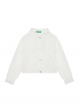 United Colors Of Benetton Kevad-s&uuml;gis jope 21AQCN060 Valge Regular Fit