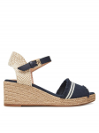 Tommy Hilfiger Espadrillid Fringe Canvas Medium Wedge FW0FW08879 Tumesinine 41