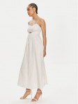 TWINSET Suvekleit 241TT2224 Valge Relaxed Fit