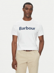 Barbour T-s&auml;rk Logo MTS0531WH51 Valge Tailored Fit